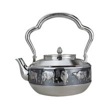 Teapot, stainless steel teapot, silver teapot, hot water teapot, teapot 800 ml water, kung fu tea set. 2024 - buy cheap