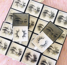 10pcs/lot Wholesale Eyelash Packaging Box Lash Boxes print logo faux cils Mink Lashes Drawer Package Case With Tray Bulk Vendor 2024 - buy cheap