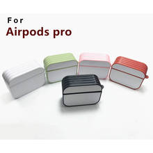 10pcs for Airpods Pro 1 2 3 Thermal transfer Sublimation heat press PC case cases cover blank aluminium plate+double side Tape 2024 - buy cheap