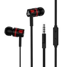 Brand PTM Wired Earphone Super Bass Headset with Mic Stereo 3.5mm In-Ear Earbuds for IPhone 5 6 6s Samsung Xiaomi fone de ouvido 2024 - buy cheap