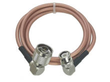 Rg142 n conector macho com ângulo reto, conector macho para bnc ângulo reto jumper rf cabo rabo de porco 6 polegadas ~ 10m, 1 peça 2024 - compre barato