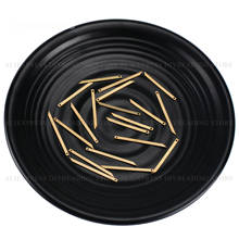 Etiqueta de estampagem retangular de bronze, 50-500 peças/pingente de barra de ponta/componente de vara geométrica para fabricação de colar de brinco (30mm 35mm) 2024 - compre barato