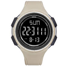 SMAEL-Reloj de pulsera Digital para hombre, cronógrafo militar, resistente a los golpes, Led, 2019, masculino, 1618 2024 - compra barato