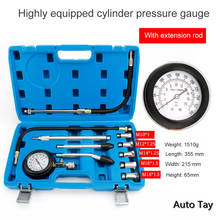 Compression Tester Professional Petrol Gasoline Engine Cylinder Compression Tester Kit Cylinder Tester With M10 M12 M14 M16 M18 2024 - buy cheap