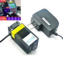 Celular 405nm 300mw roxo-violeta e azul dot módulo de diodo laser 33mm * 50mm adaptador de 12v 2024 - compre barato