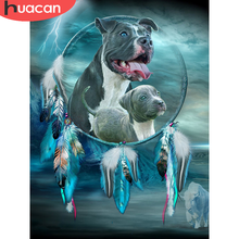 Алмазная вышивка «Ловец снов» с изображением собаки 2024 - купить недорого