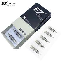 Cartucho de tatuagem ez ez revolução #12(0.35mm) #10 (0.30) forro redondo longo para máquina rotativa empunhaduras 20 tamanhos 2024 - compre barato