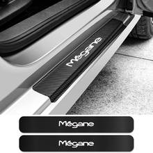 Adesivo de soleira para porta de carro, para renault megane 2 3 scenic 4 1 4 peças, acessórios automotivos 2024 - compre barato