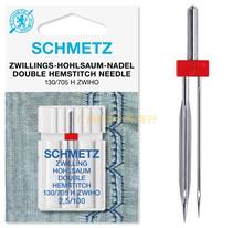 Double Hemstitch Needle SCHMETZ Double Hemstitch Needle SCHMETZ 130/705H-ZWIHO Household Sewing Machine Needle 130/705 H ZWIHO 2024 - buy cheap