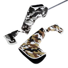 Universal Golf Blade Putter Club Head Cover Bag Camouflage Pattern Magnetic Head Covers Waterproof PU Headcover Protector Set 2024 - buy cheap