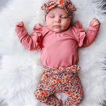 3Pcs Baby Girl Clothes Set Newborn Kids Clothing Children Clothes Toddler Girl Clothes Bebe Girl Outfits Infant New Born Clothes 2024 - buy cheap