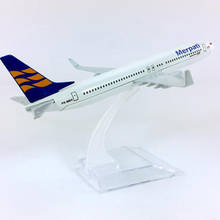 16CM 1/400 Static Boeing B737-800 Indonesia Merpati airlines airplane model toys diecast aircraft display alloy plane gifts 2024 - buy cheap