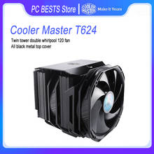 Cooler master trevolver 140 preto ventilador para computador desktop, torre dupla, dissipador de calor cpu, intel amd 2024 - compre barato