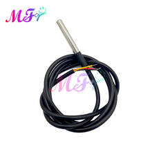 DS1820 Stainless Steel Waterproof 1 Meter DS18b20 Temperature Probe Temperature Sensor 18B20 For Arduino 2024 - buy cheap