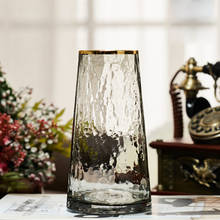 Европейская позолоченная стеклянная ваза, гидропонные системы, Террариум, бутылка для цветов, свадебные украшения, аксессуары для украшения дома 2024 - купить недорого