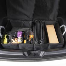 Caja de almacenamiento de maletero de coche, unidad plegable Oxford, organizador trasero de coche, bolsa de gran capacidad para el Tesla Model 3, accesorios de limpieza 2024 - compra barato