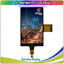 4,3 "480*800 40P_RGB/MCU y 37P_MCU módulo TFT LCD Monitor de la pantalla con la CII I2C Panel táctil capacitivo 2024 - compra barato