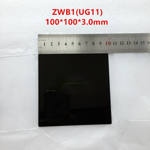 Filtro UV ZWB1 UG11, absorción de luz visible de hasta 330nm, 100x100x3,0mm 2024 - compra barato