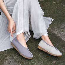Zapatos Retro bordados para mujer, ropa artística de té, Hanfu Bao, zapatos de tela a juego, 2020 2024 - compra barato