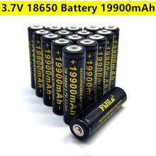 Batería de litio de alta capacidad, pila de iones de litio para linterna, 100% V, 3,7, 18650 mAh, 19900 Original, nueva 2024 - compra barato