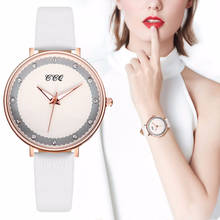 Women Leather Colorful Dial Watch Luxury Ladies CCQ Quartz Watches Clock Relogio Feminino 2024 - buy cheap