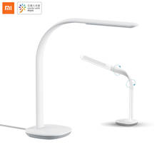 Настольная лампа Xiaomi Mijia Philips с 3 светодиодами, портативный складной прикроватный ночник с 10 уровнями затемнения, умная настольная лампа для чтения с приложением Mi Home 2024 - купить недорого