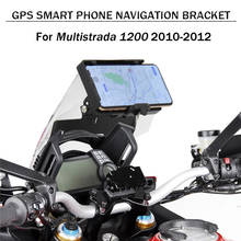 New Mobile Phone Navigation Bracket USB Charging GPS Adapter Holder For Ducati MULTISTRADA 1200 Multistrada 1200 2010 2011 2012 2024 - buy cheap