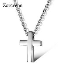 TOBILO New Hot Fashion Jewelry Cross Chain Women's Gold-Color 316l Stainless Steel Necklace For Women and Men 2024 - buy cheap