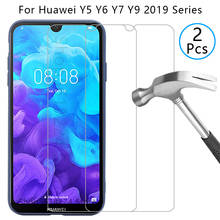 Чехол для huawei y5 y6 y7 y9 prime pro 2019, чехол из закаленного стекла на y52019 y62019 y72019 y92019 y 5 6 7 9 5y 6y 9y honor 2024 - купить недорого