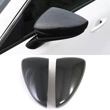Para Mazda 3 M3 Axela 2019 2020 accesorios de plástico ABS espejo trasero Exterior cubierta trasera ribete 2 uds 2024 - compra barato
