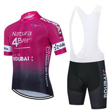 Conjunto de Ropa de Ciclismo para hombre, Maillot de secado rápido y pantalones cortos, de secado rápido, 20D, para verano 2024 - compra barato