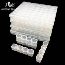 3 Sets 56 Grids Separate Slots Empty Storage Box Clear Nail Art Rhinestones Tools Jewelry Beads Display Storage Case Organizer 2024 - buy cheap