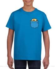 Camiseta de Jake Pocket Adventure Time Inspired para hombre, camisa Harajuku Unisex, divertida, a la moda, envío rápido 2024 - compra barato