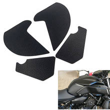 Protector de rodilla de tracción lateral para motocicleta, almohadilla antideslizante para tanque de Gas calefactado, para Yamaha MT07 MT-07 MT 07 2018-2019 2024 - compra barato