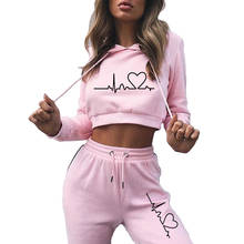 Spring Summer Tracksuit Women Short Tops Long Sleeves Pullover Hoodies and Full Length Pant Suits Female Outfits Two Pieces Set 2024 - buy cheap