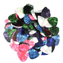 Lots of 100pcs New Heavy 0.96mm Celluloid Guitar Picks Plectrums Assorted colors 2024 - buy cheap