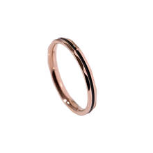18KGP кольцо цвета розового золота модные ювелирные изделия из титановой стали для женщин и мужчин парные Бесплатная доставка (KGR001) 2024 - купить недорого