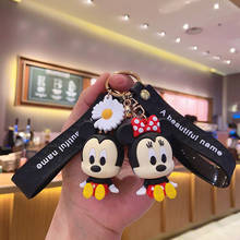 Chaveiros da disney com estampa de mickey mouse, chaveiro da moda para meninos e meninas 2024 - compre barato