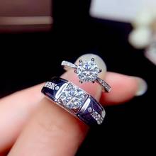 Valentine ring couple ring man muscular strong power women ring flashing moissanite ring 925 sterling silver ring gift love date 2024 - buy cheap