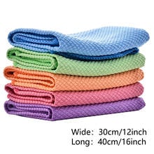 Microfiber Cleaning Towel Absorbable Glass Kitchen Cleaning Cloth Wipes Table Window Car Dish Towel Rag 2021 Hot Sale 2024 - buy cheap