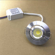Новый светодиодный светильник с регулируемой яркостью мини-утопленный точечный Светодиодный светильник Теплый/Холодный белый ночник лампы для шкафа 5 Вт алюминий 5 лет гарантии 2024 - купить недорого