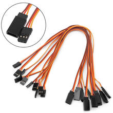 10Pcs 150 / 200 / 300 / 500mm Servo Extension Lead Wire Cable For RC Futaba JR Male to Female 2024 - buy cheap