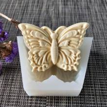 PRZY-Molde de silicona con forma de mariposa para fabricación de jabón, molde de silicona con forma de mariposa, hecho a mano, para hacer velas y arcilla de resina 2024 - compra barato