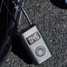 Портативный Электрический насос Xiaomi Mijia, воздушный компрессор с цифровым датчиком шин, Надувное сокровище для мотоцикла, автомобиля, футбола 2024 - купить недорого