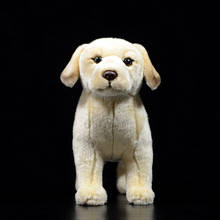 25CM Soft Labrador Retriever Dog Plush Toy Lifelike Yellow Guide Dog Stuffed Animal Toys Cute Puppy Doll Gifts 2024 - buy cheap