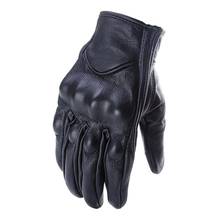 Leather Cycling Gloves Waterproof Full Finger Unisex Touch Screen Motorcycle Racing Riding Off-Road Gloves Winter Hand Warmer 2024 - buy cheap