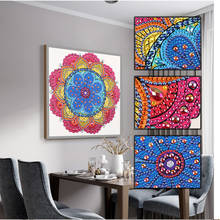 DIY Colorful Flower 5D Special Shaped Diamond Painting Embroidery Needlework Rhinestone Crystal Cross Crafts Stitch Kit Mandala 2024 - buy cheap