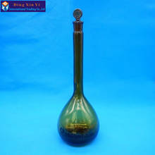 1000ml brown glass flask volumetric flint glass flask volumetric Laboratory brown volumetric flask 2024 - buy cheap