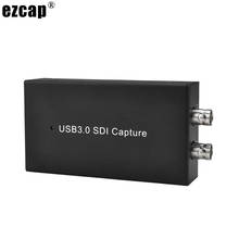 Tarjeta de captura de vídeo Ezcap262 UVC USB3.0 SDI a USB 3,0, placa de transmisión en vivo, bucle SDI, 1080p, 60FPS, caja de grabación para Mac y Windows 2024 - compra barato