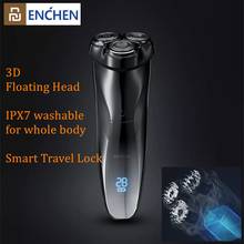 Youpin ENCHEN Blackstone 3D Electric Shaver Razor IPX7 Waterproof Wet Dry Dual Use LCD Display Face Beard Shaving Razor For Men 2024 - buy cheap